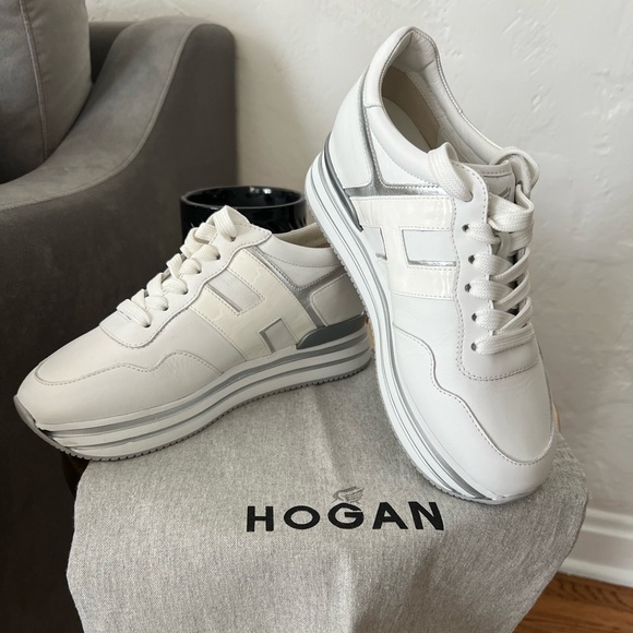 Hogan Shoes - Hogan Midi H222 Sneakers - Size 38.5 European size